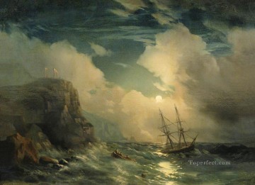 海の風景 Painting - イワン・アイヴァゾフスキー海景の岩